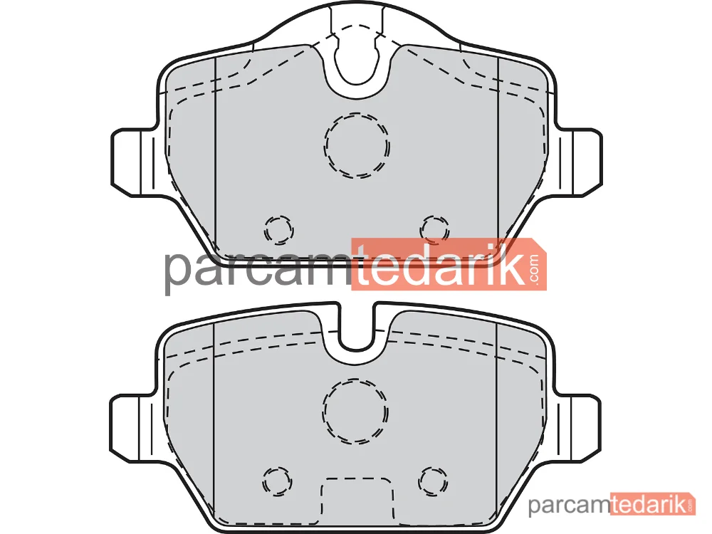 VALEO 670701 | Fren Balatası (Arka) — Mini Countryman, BMW 1, Mini Paceman